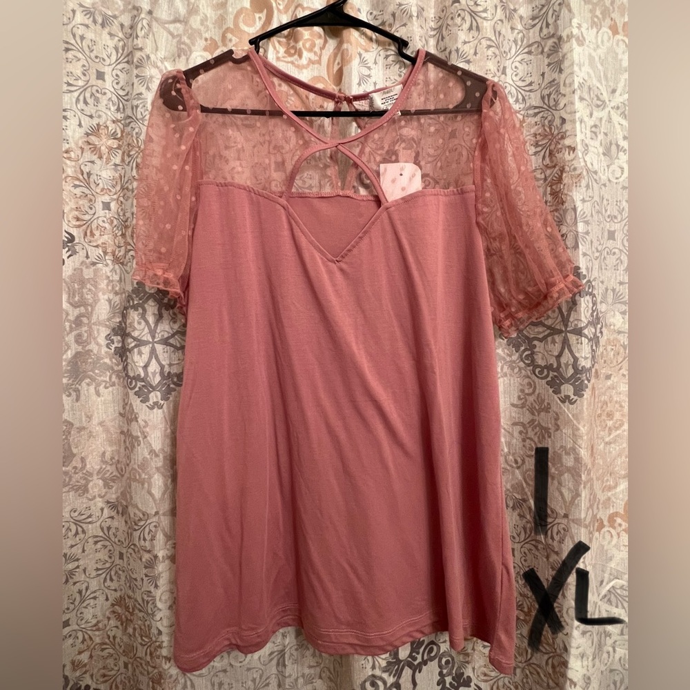 Blush Blouse Size XL